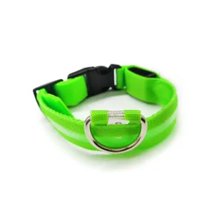 Rechargeable LED dog collar.